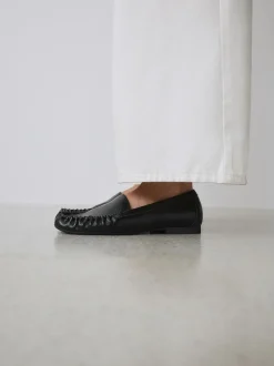 Black Forever Comfort® Soft Ruched Loafers