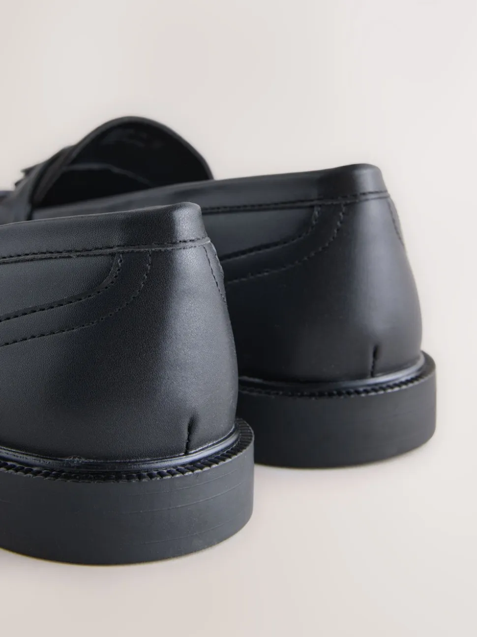 Black Forever Comfort Tassel Round Toe Loafers