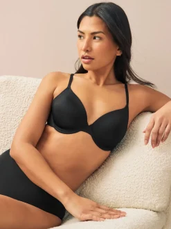 Black Full Cup A-E Smoothing Ultimate Comfort Bras 2 Pack