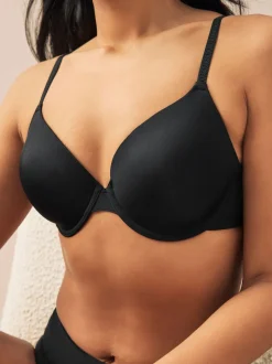 Black Full Cup A-E Smoothing Ultimate Comfort Bras 2 Pack