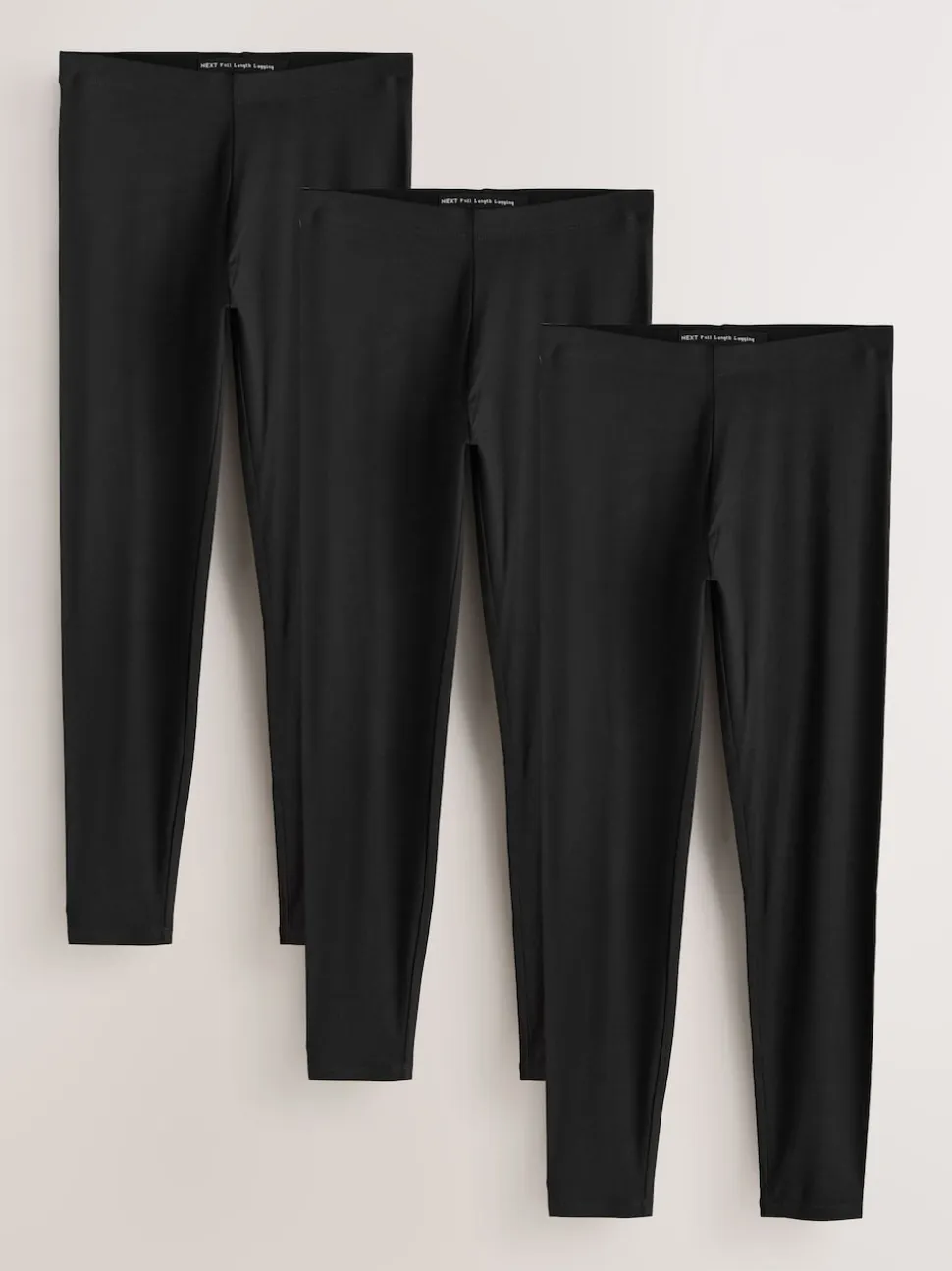 Black Full Length Leggings 3 Pack