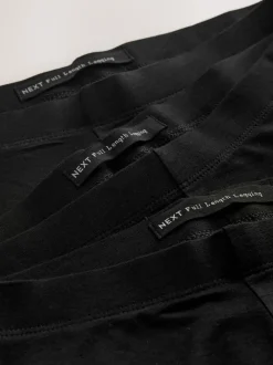 Black Full Length Leggings 3 Pack