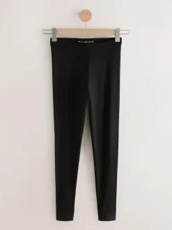 Black Full Length Leggings 5 Pack