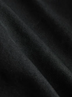 Black Gold Button Front Wide Leg Jeans