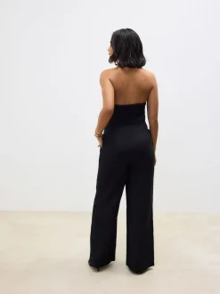 Black Halter Neck Jumpsuit