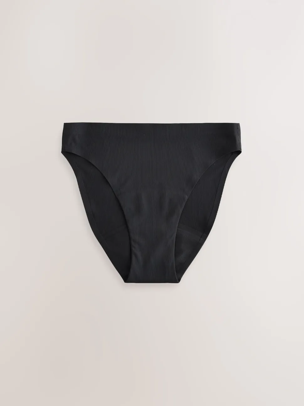 Black High Leg No VPL Period Knickers 2 Pack