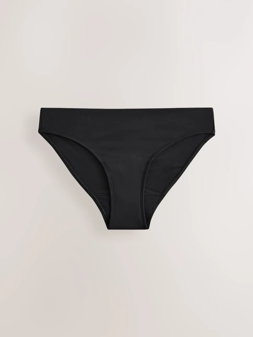 Black High Leg Period Bikini Bottoms