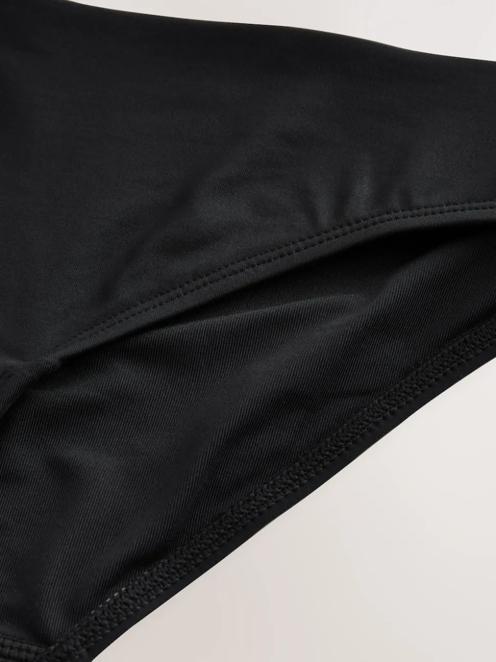 Black High Leg Period Bikini Bottoms