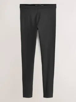 Black High Waist Cotton Leggings