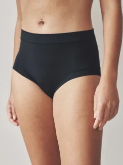 Black High Waist Ultimate Comfort Knickers 2 Pack