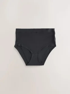Black High Waist Ultimate Comfort Knickers 2 Pack