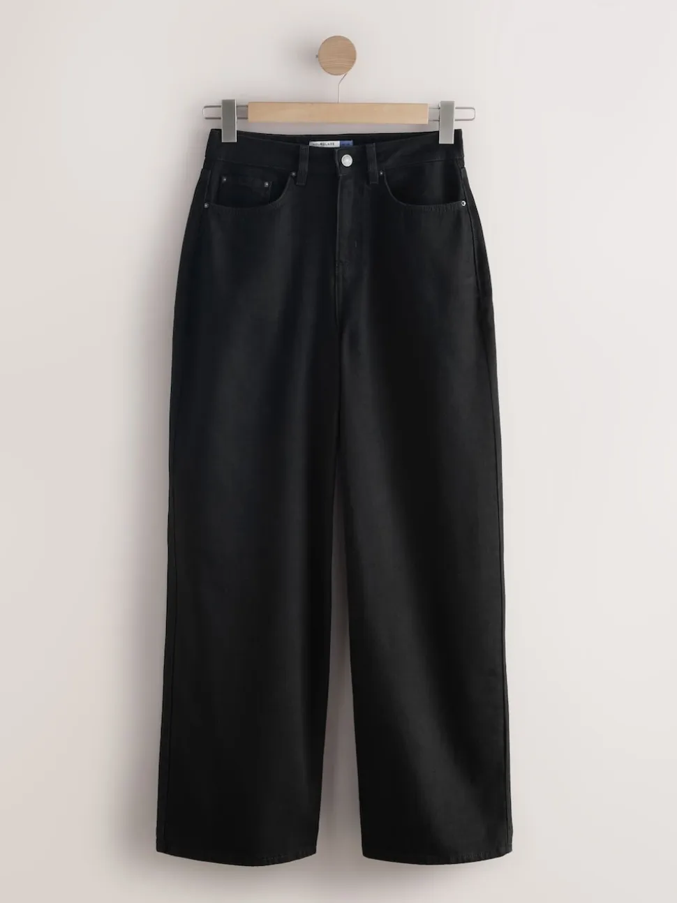Black Hourglass High Rise Palazzo Wide Leg Jeans