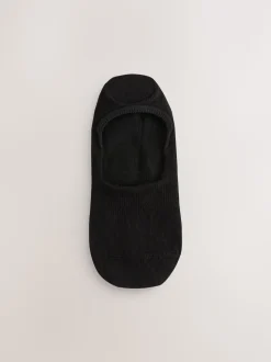 Black Invisible Socks 5 Pack
