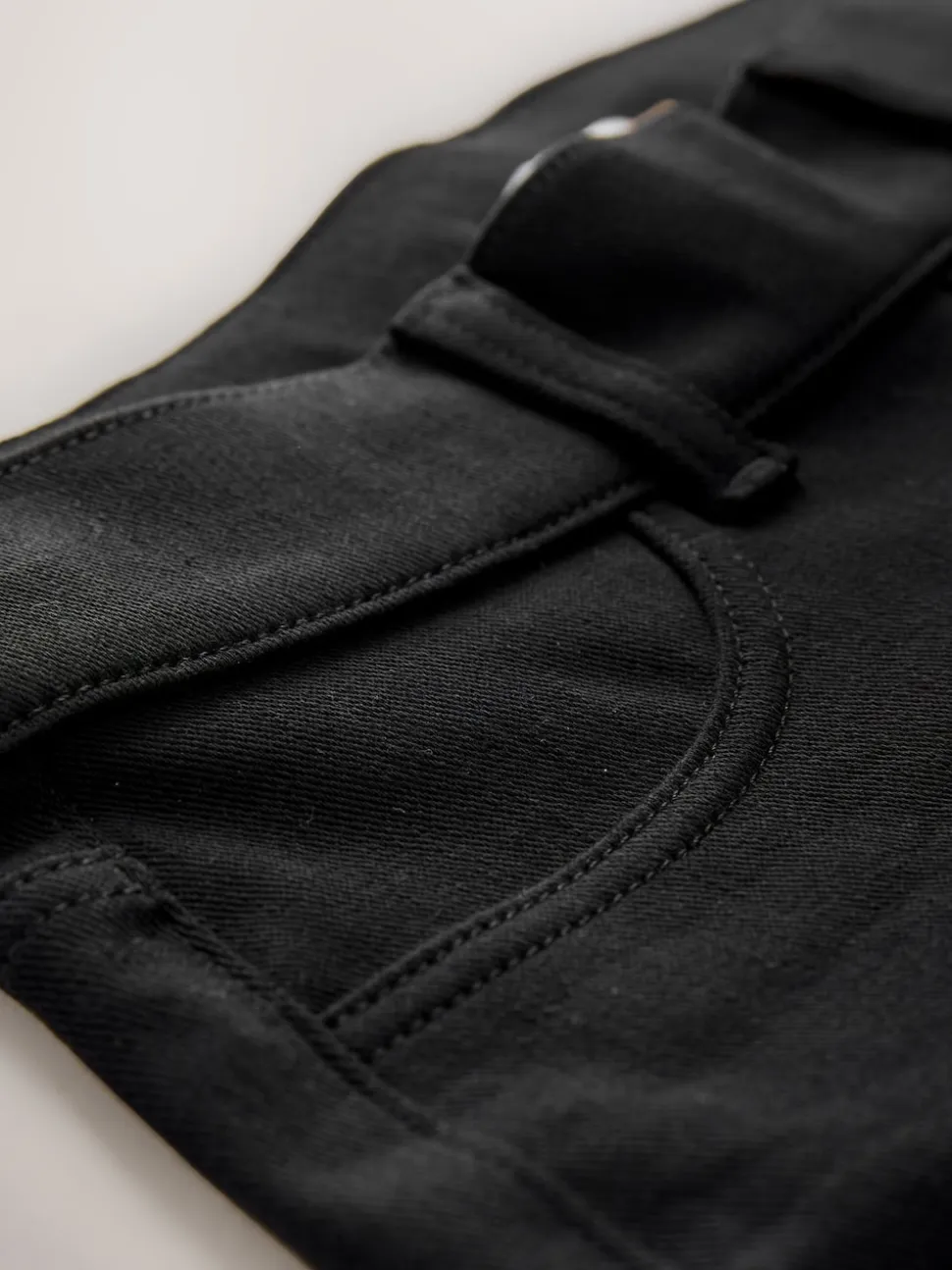 Black Jersey Bootcut Leggings