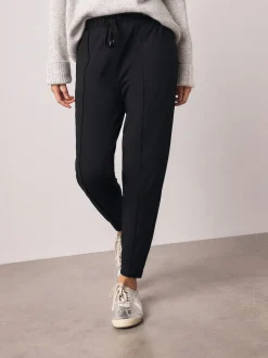 Black Jersey Joggers