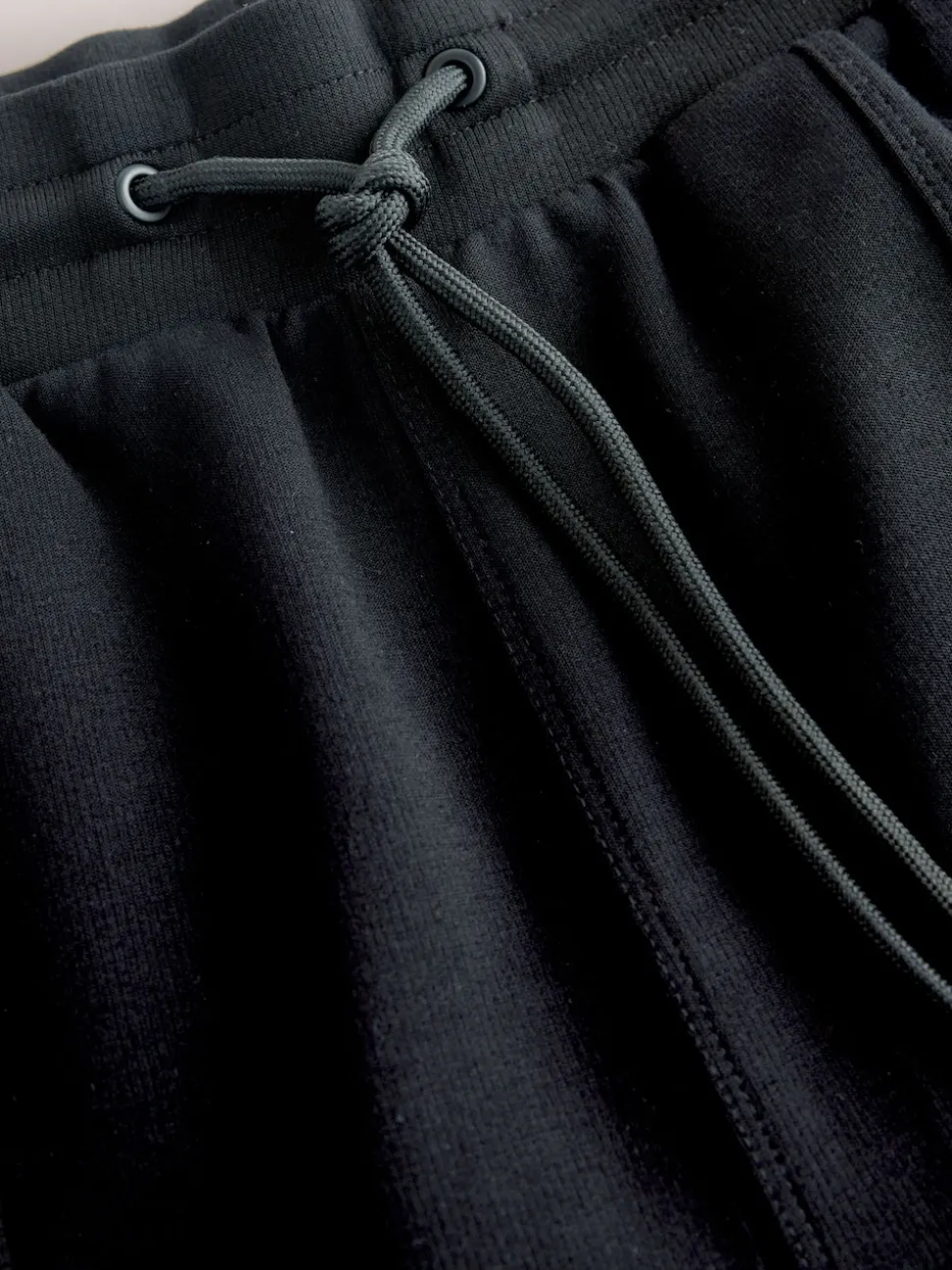 Black Jersey Shorts