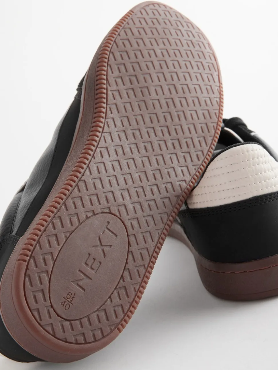 Black Lace-Up Trainers