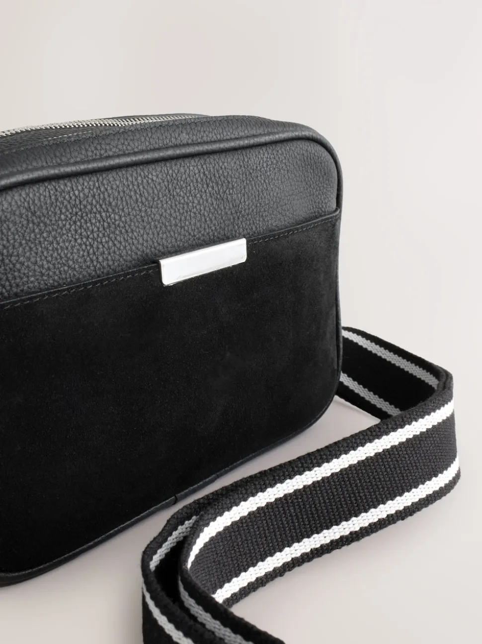 Black Leather Camera Bag