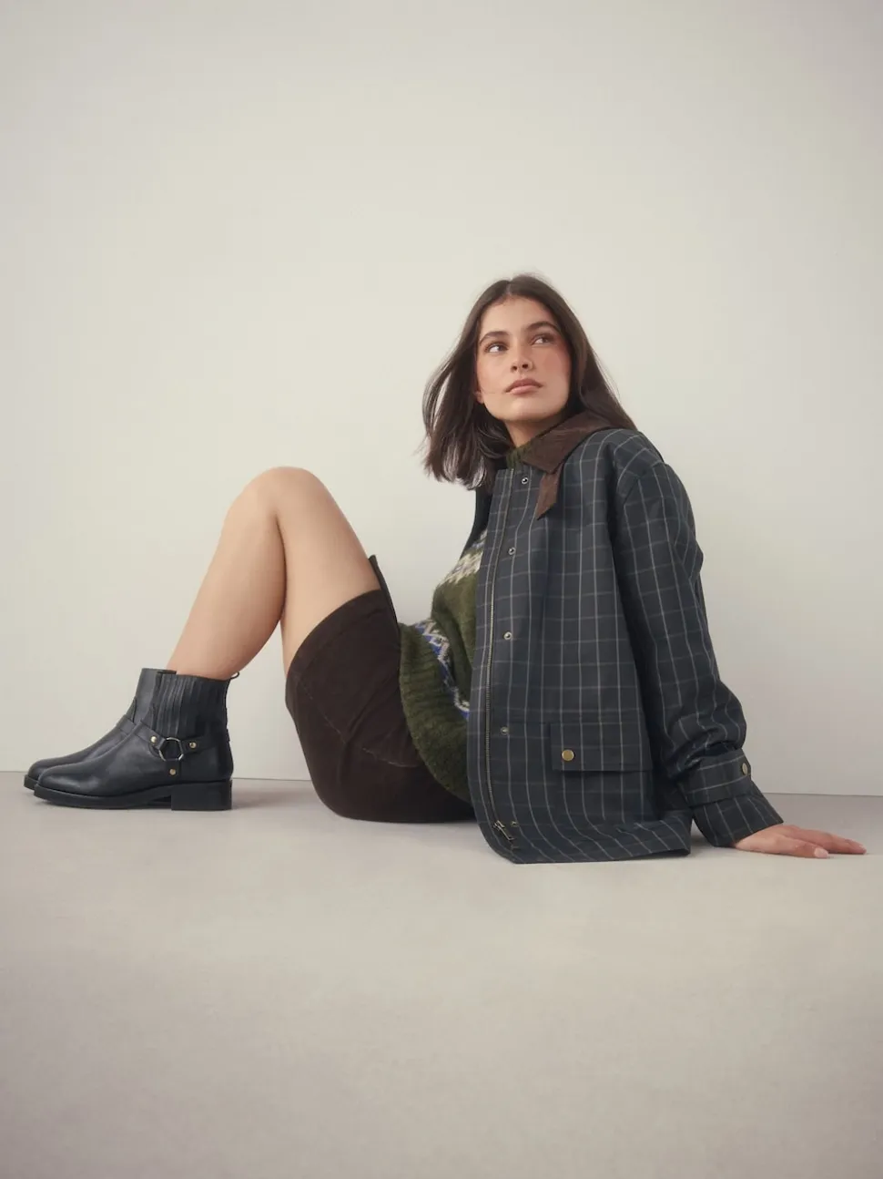 Black Leather Forever Comfort® Hardware Harness Chelsea Boots