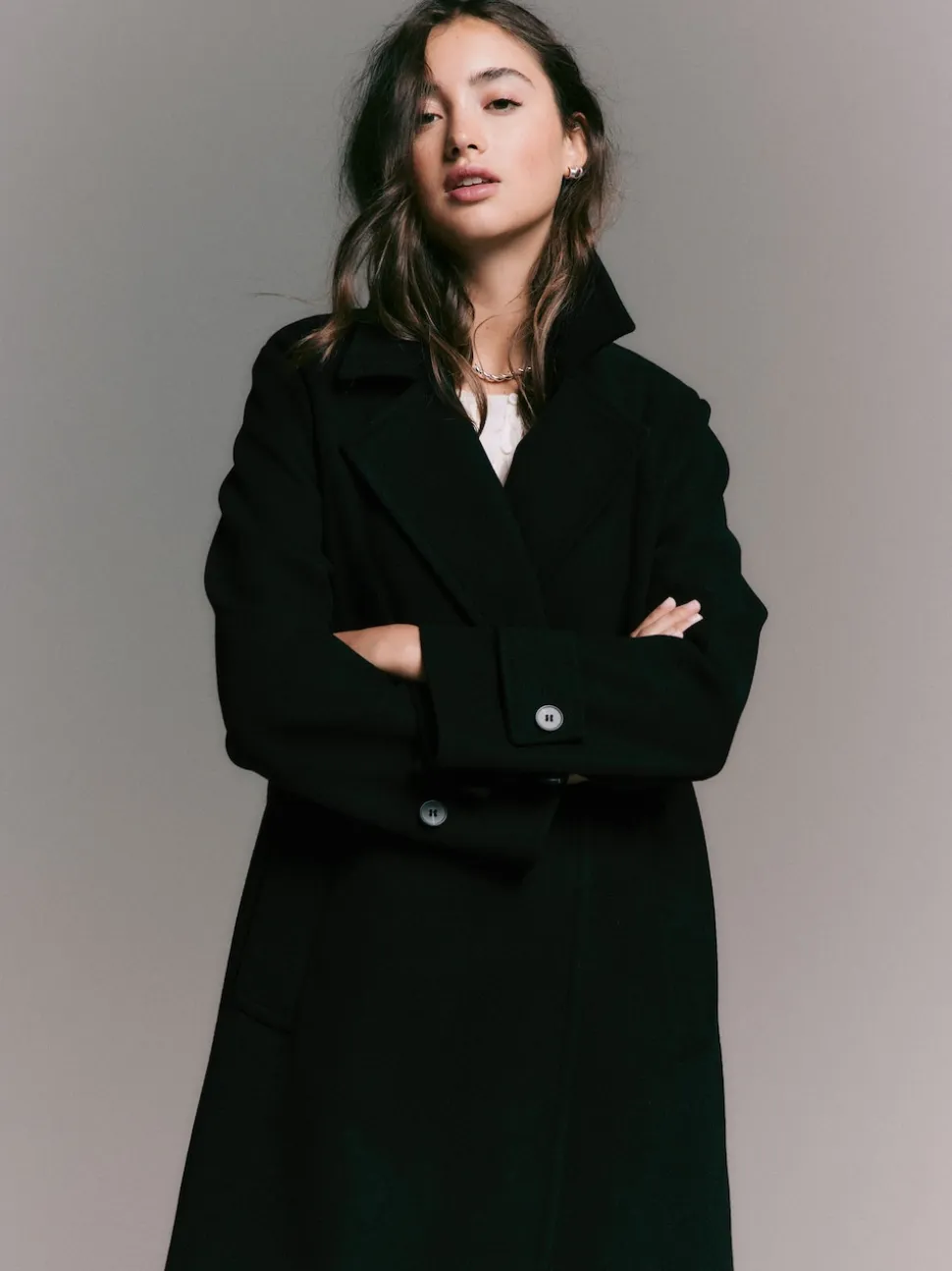 Black Long Maxi Coat