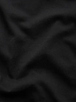 Black Long Sleeve Crew Neck T-Shirt