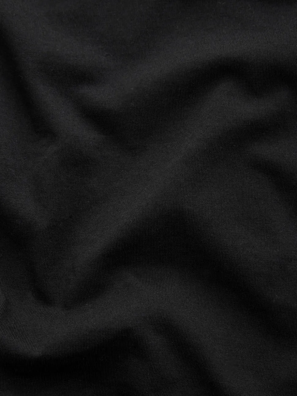 Black Long Sleeve Crew Neck T-Shirt