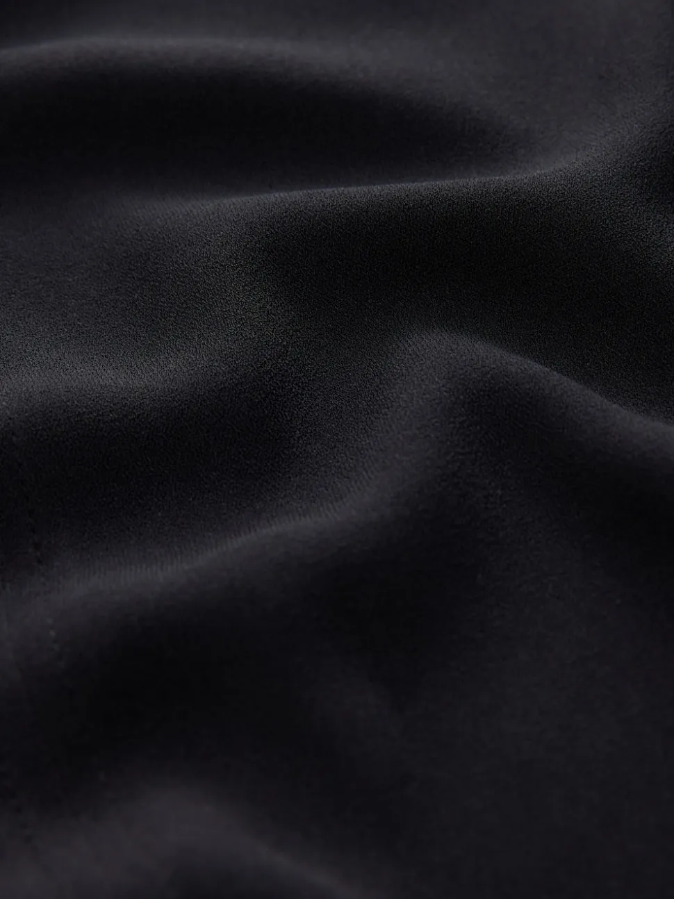 Black Long Sleeve V-Neck Blouse