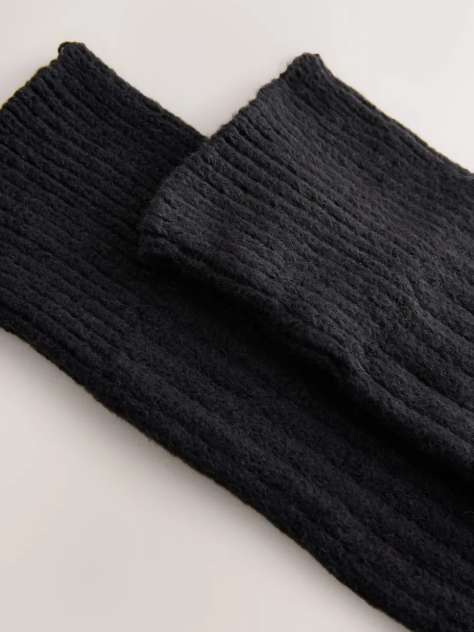 Black Longline Slouchy Socks 1 Pack