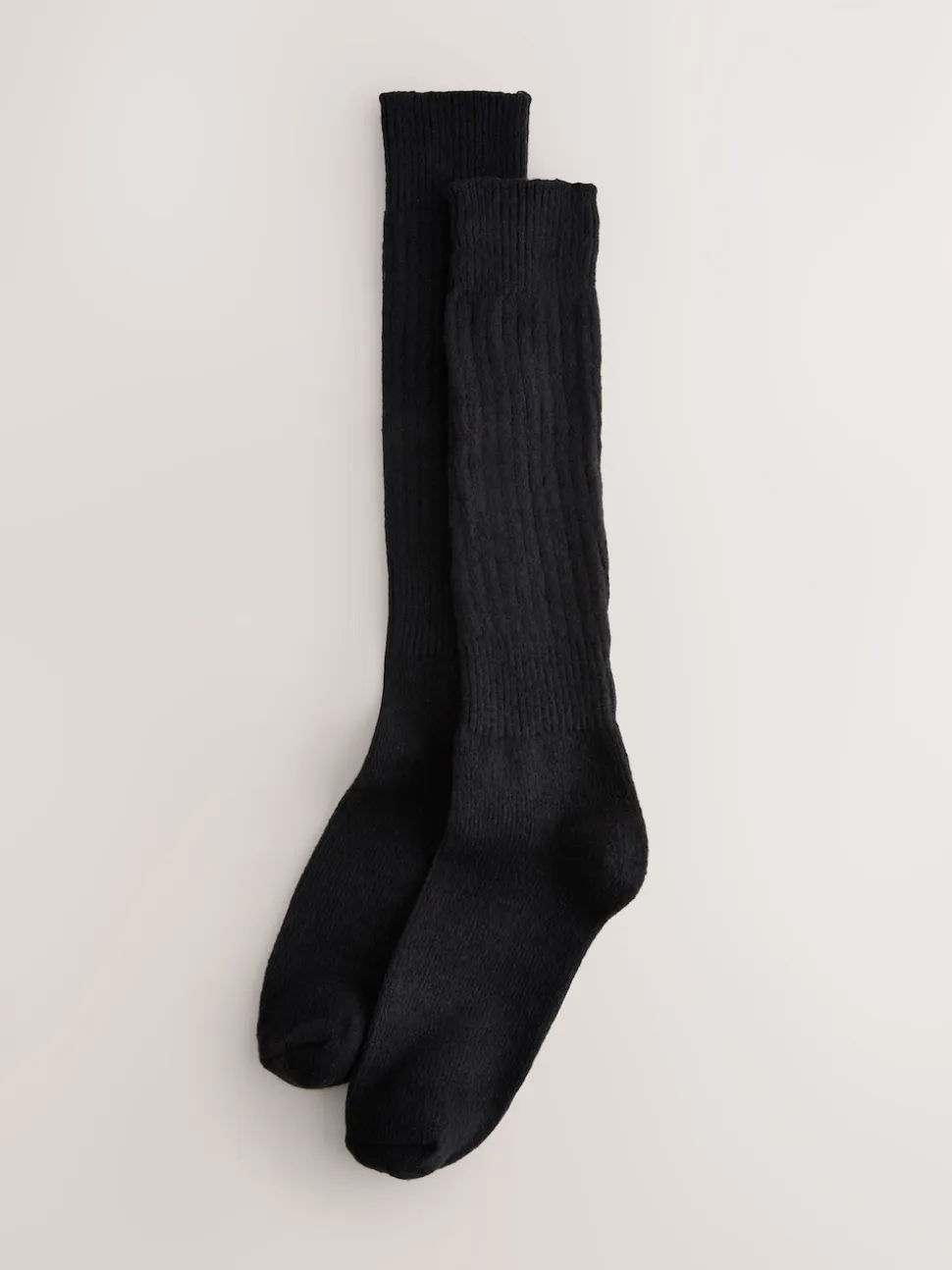 Black Longline Slouchy Socks 1 Pack