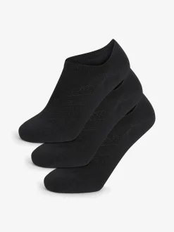 Black Low Rise Sport Trainer Socks 3 Pack