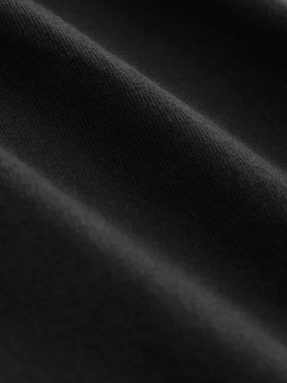 Black Maternity Jersey Button Through Pyjamas