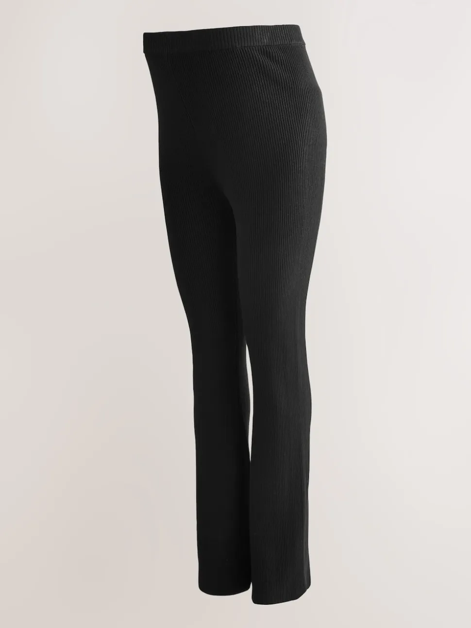 Black Maternity Knitted Trousers