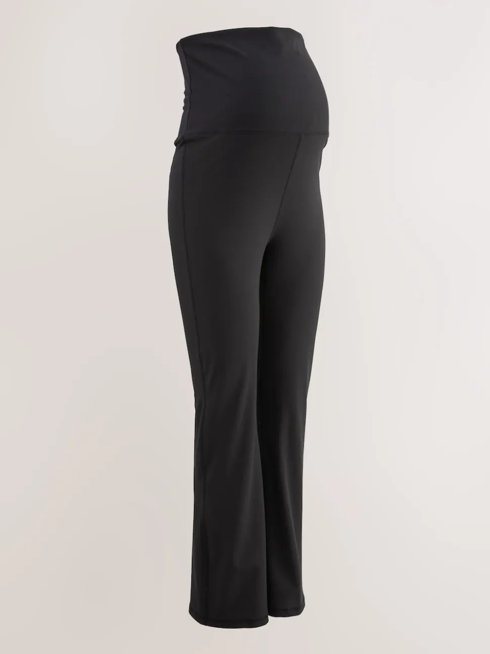Black Maternity Yoga Flare Leggings