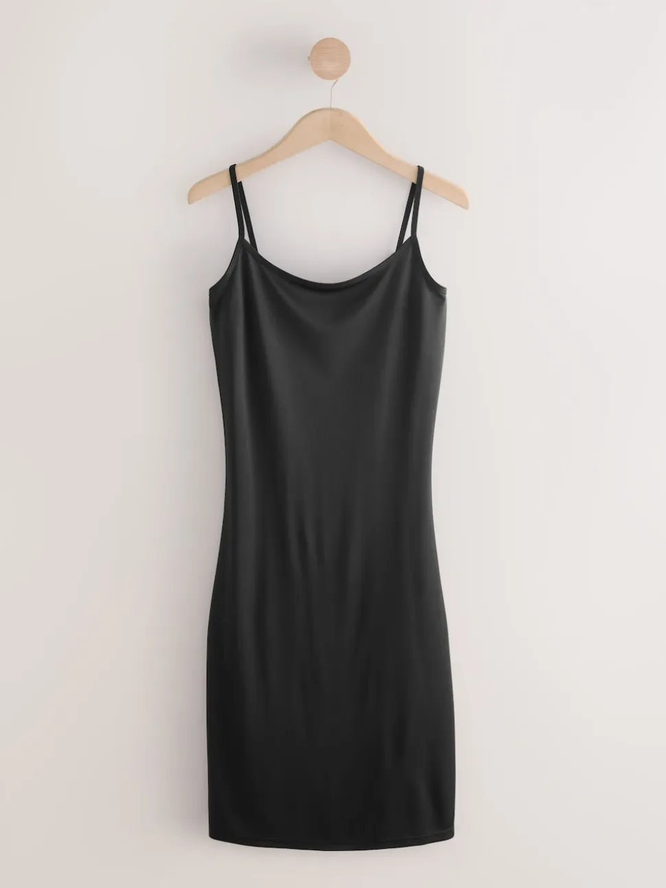 Black Microfibre Comfort Slip