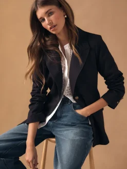 Black Mid Rise Stretch Bootcut Jeans