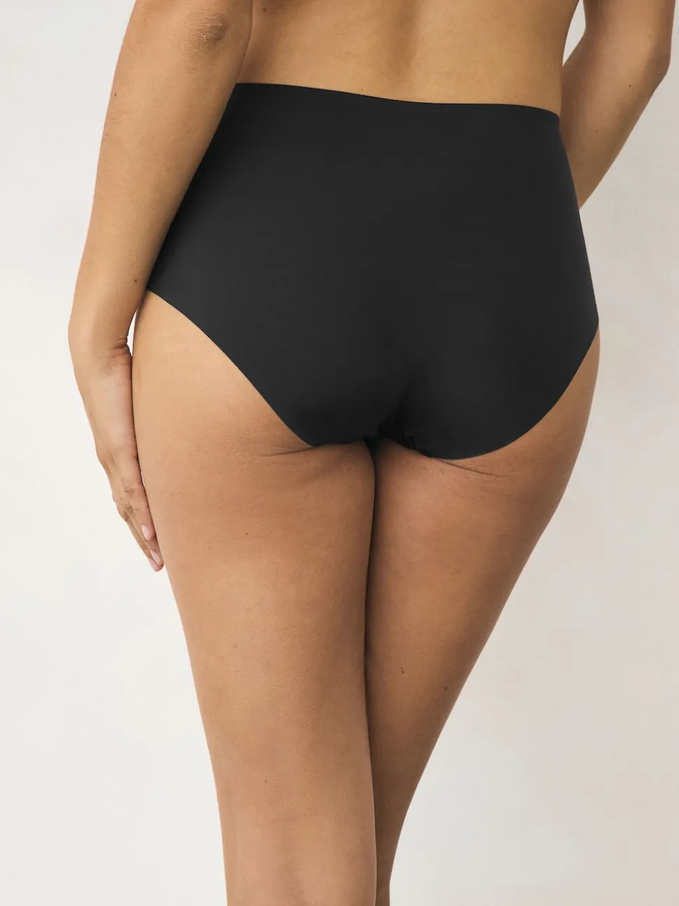 Black Midi No VPL Comfort Knickers 7 Pack