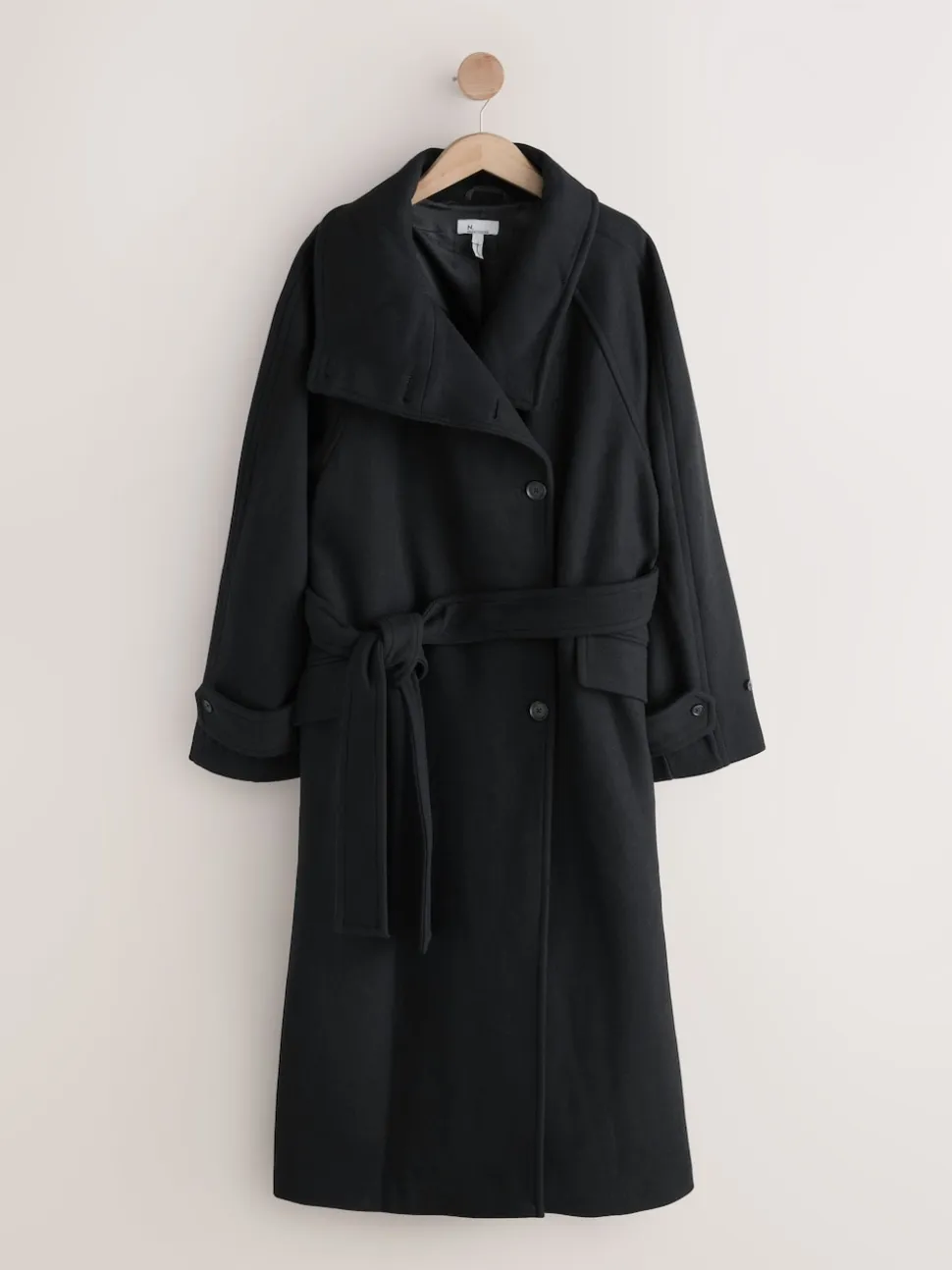 Black N. Premium Funnel Coat