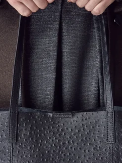 Black N. Premium Large Leather Shopper Bag