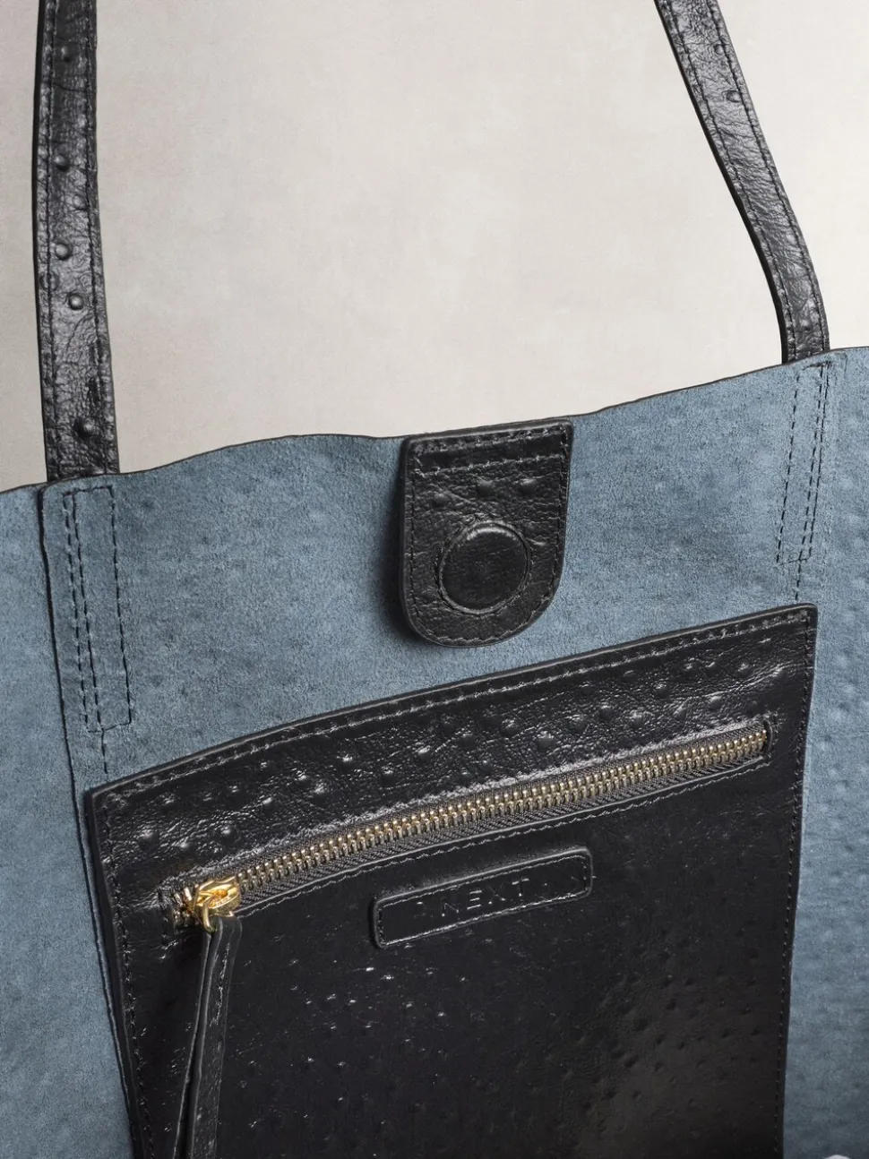 Black N. Premium Large Leather Shopper Bag