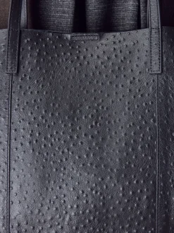 Black N. Premium Large Leather Shopper Bag