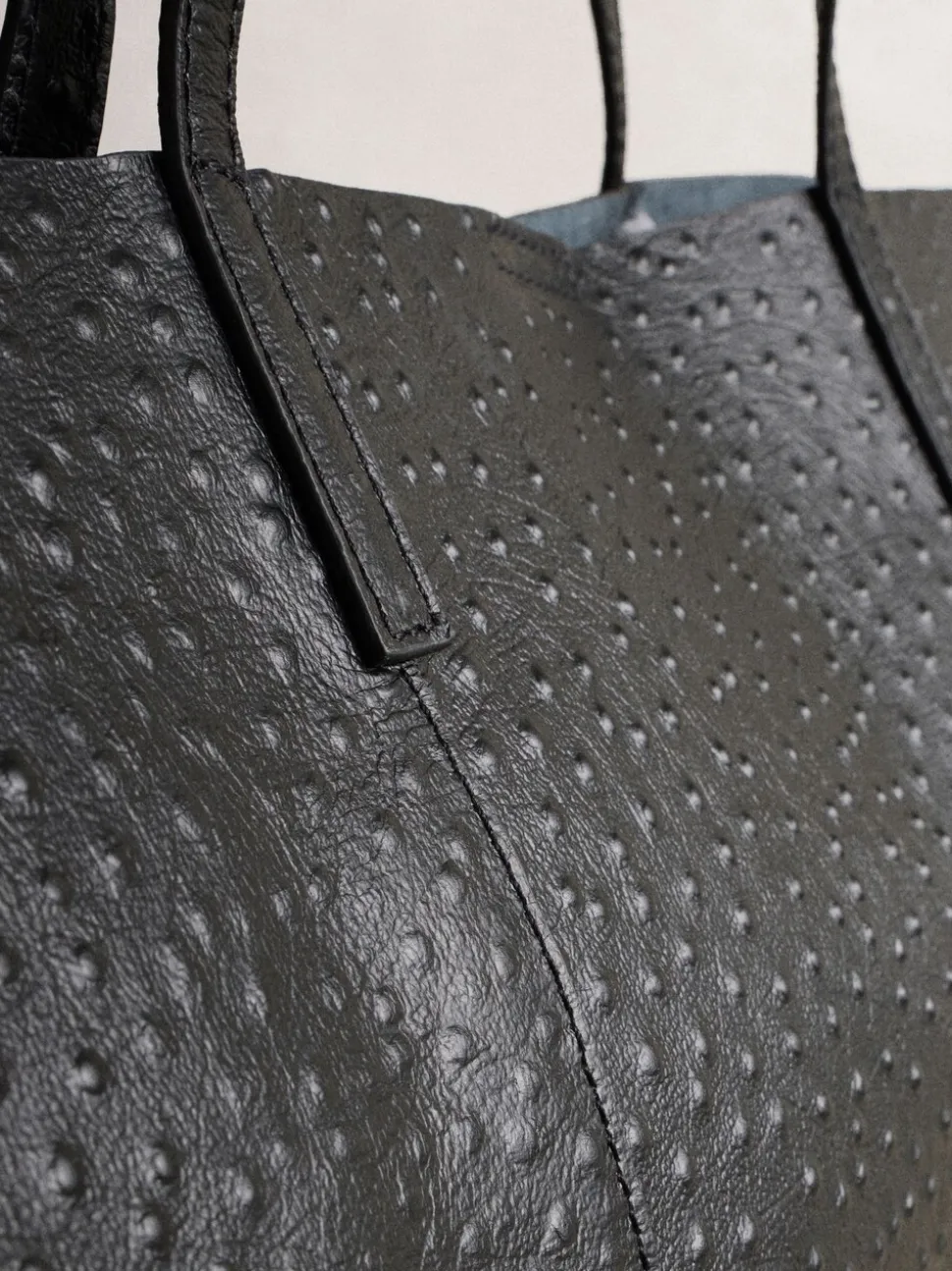 Black N. Premium Large Leather Shopper Bag