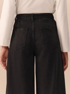 Black N. Premium Palazzo Wide Leg Jeans