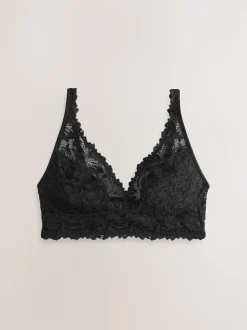 Black Non Pad Non Wire Lace Ultimate Comfort Bra