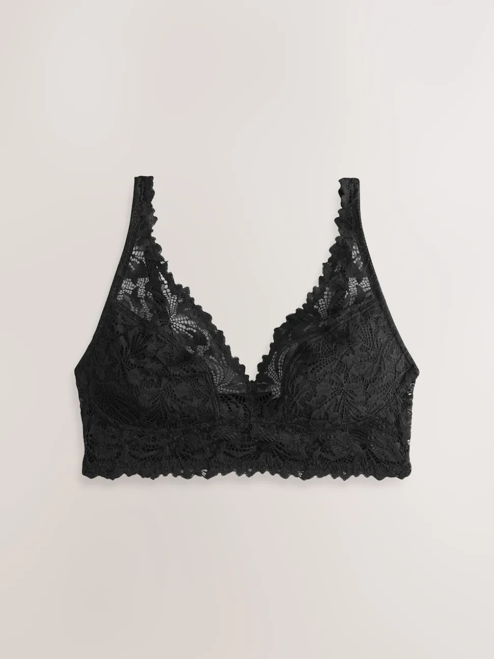 Black Non Pad Non Wire Lace Ultimate Comfort Bra