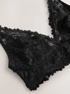 Black Non Pad Non Wire Lace Ultimate Comfort Bra