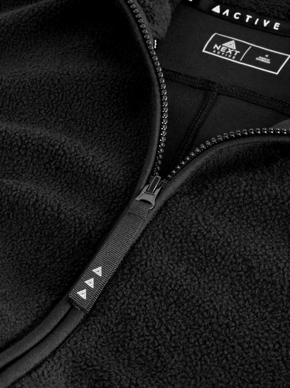 Black Outdoor Lightweight Fleece