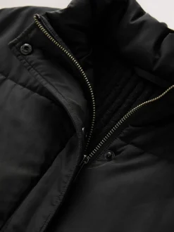 Black Padded Gilet