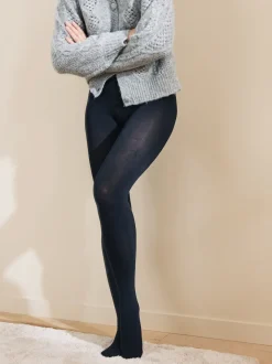 Black Plain Thermal 100D Tights