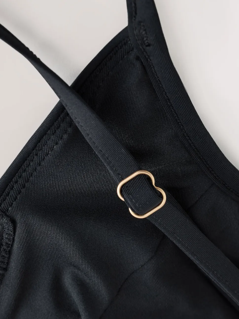 Black Plunge Tummy Control Swimsuit
