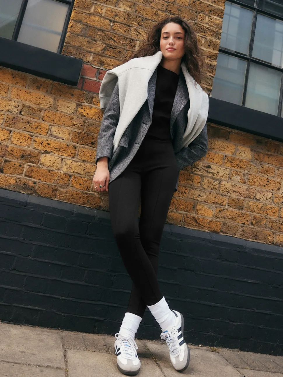 Black Ponte Leggings